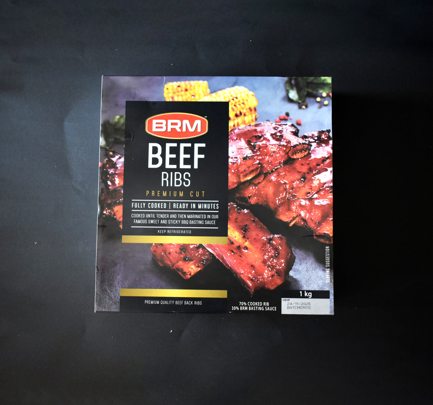 BRM 1kg Beef Ribs Marinated