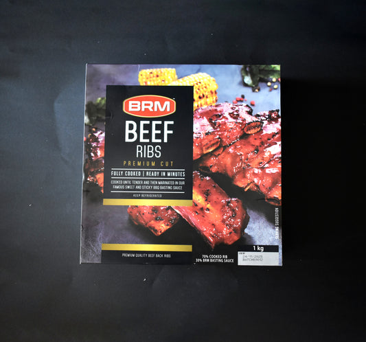 BRM 1kg Beef Ribs Marinated