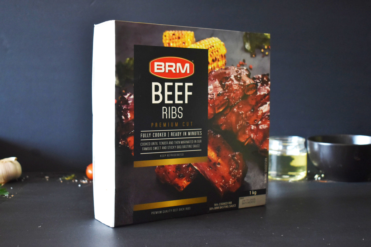 BRM 1kg Beef Ribs Marinated
